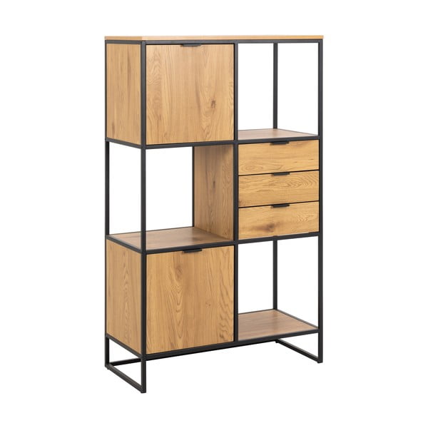 Must tamme raamaturiiul 85x141 cm Swindon - Actona-image-2