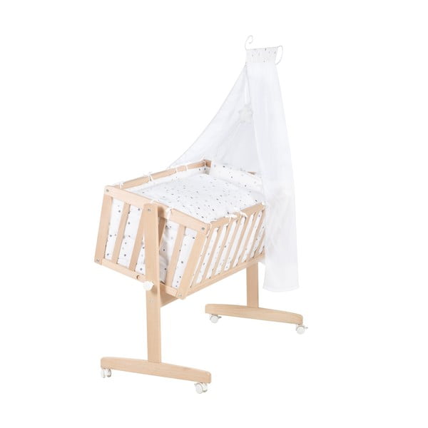 Pöögipuidust ratastega/varikatusega häll 40x90 cm - Roba-image-2