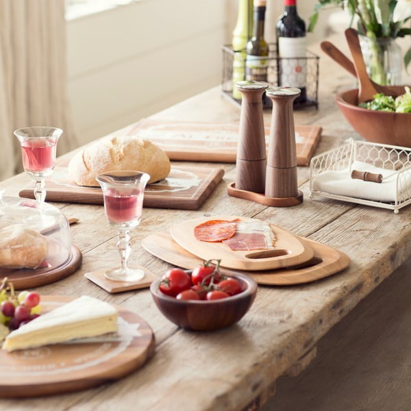 Akaatsiapuidust lõikelaud , 35 x 20 cm Baroque - T&G Woodware-image-3