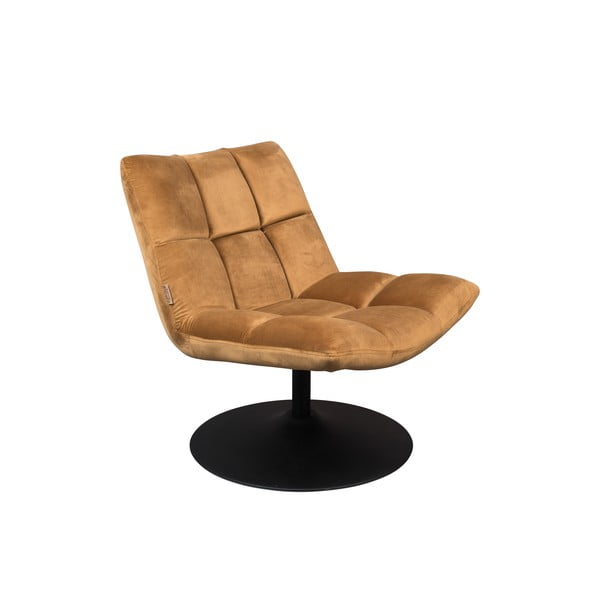 Sinepivärvi sametist tugitool Bar - Dutchbone