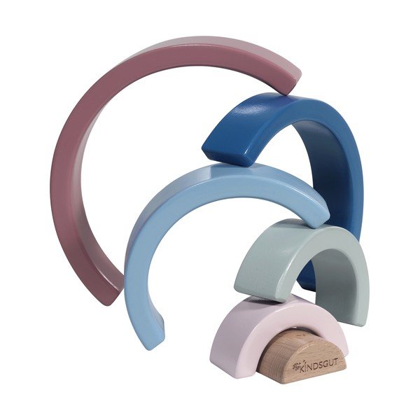 Puidust kokkupandav mänguasi Rainbow - Kindsgut-image-4