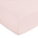 Roosa satiin-puuvillane voodilina 150x200 cm Cotton Sateen - Bianca