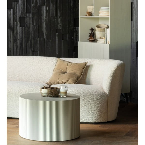 Beež ümmargune kohvilaud ø 60 cm Sanne - WOOOD-image-4