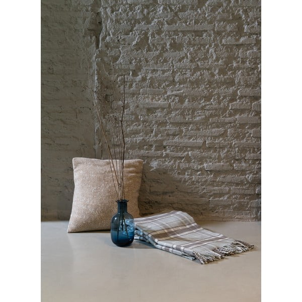 Helesinine ruuduline puuvillane ruuduline kangas , 140 x 180 cm Texas - Euromant-image-3