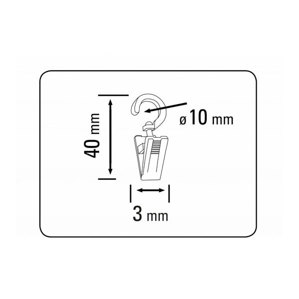Plastmass kardinaklambrid komplektis 10 tk – SP TREND-image-2
