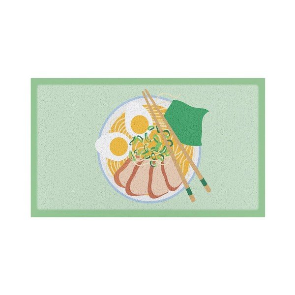 Matt taaskasutatud plastist 40x70 cm Ramen Bowl - Artsy Doormats