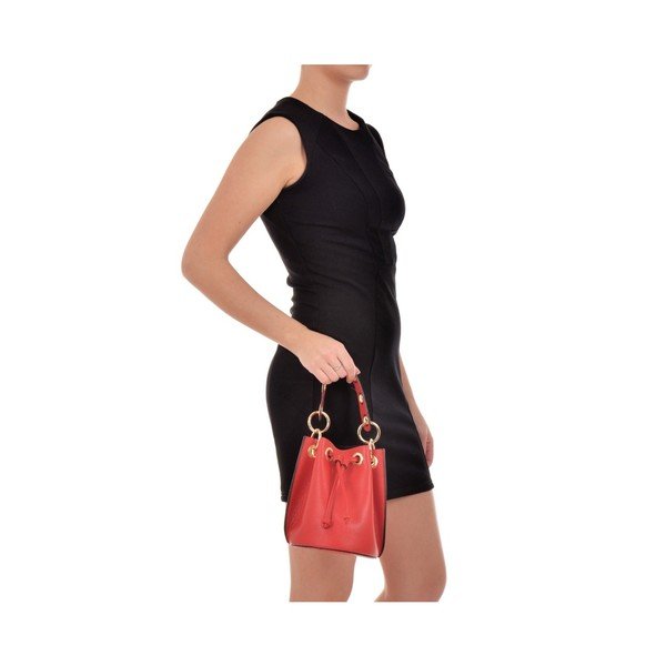 Červená kožená kabelka Roberta M Rissio-image-1