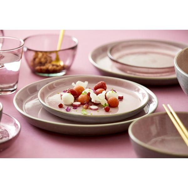 Roosa keraamiline taldrik ø 27 cm Mensa - Bitz-image-3