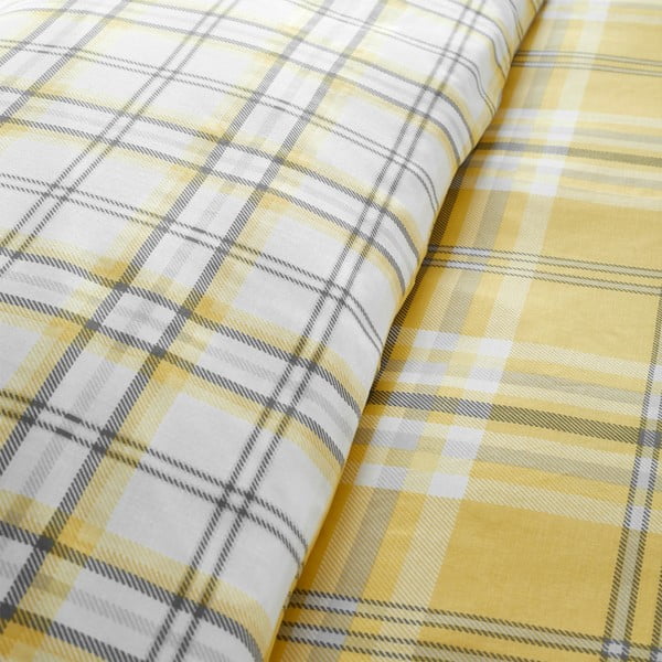 Kollane voodipesu , 200 x 200 cm Kelso - Catherine Lansfield-image-2