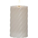 Beežist vahast LED-küünal, kõrgus 15 cm Flamme Swirl - Star Trading