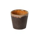 Tumepruun kivikeraamiline espressotass 70 ml Poterie - Casafina