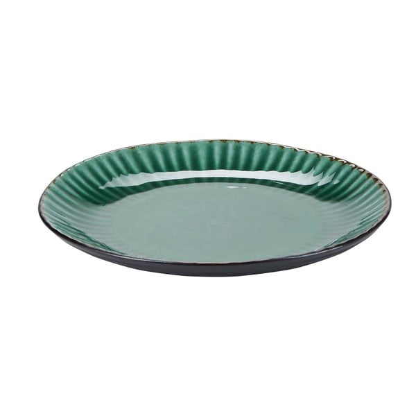 Roheline keraamiline taldrik, ø 21,5 cm Birch - Bahne & CO