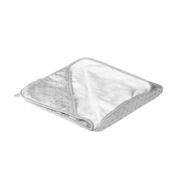 Helehall puuvillane beebirätik kapuutsiga 80x80 cm Lil Planet - Roba-image-3