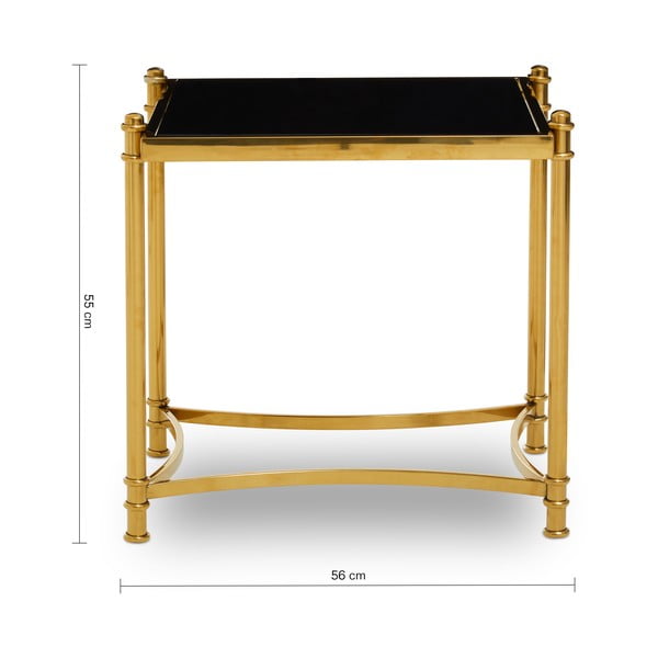 Klaasist laud 50x56 cm Ackley - Premier Housewares-image-1