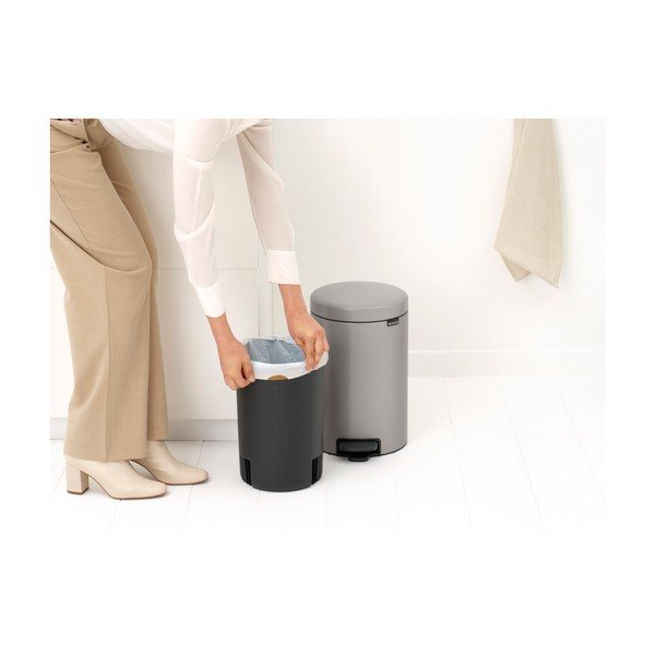 Helehall terasest prügikast 12 l NewIcon - Brabantia-image-4