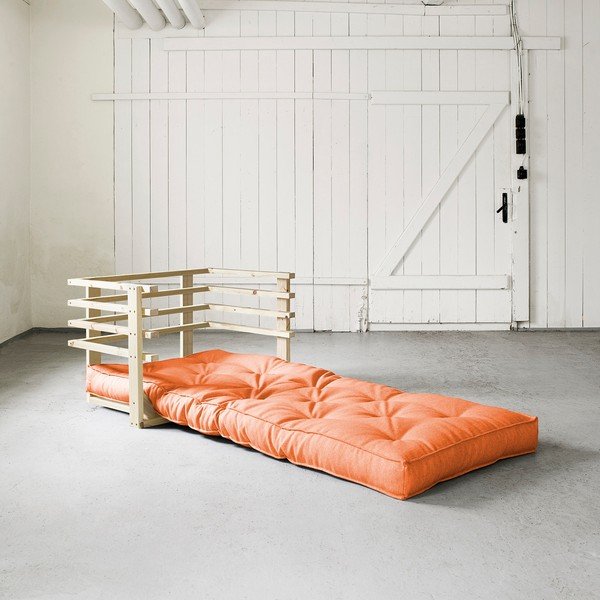 Rozkládací křeslo Karup Funk Natural/Orange-image-1