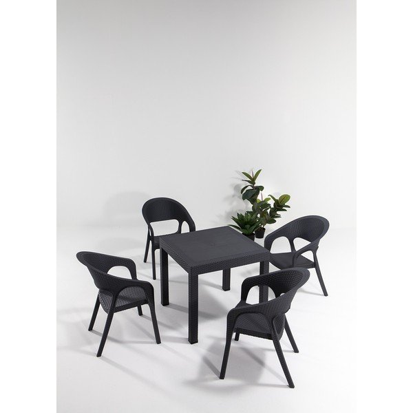 Antratsiitne aiamööbli komplekt 4-le Garden - Floriane Garden-image-1
