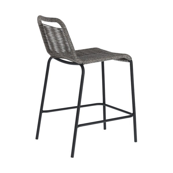 Hall teraskonstruktsiooniga baaritooli , kõrgus 62 cm Glenville - Kave Home-image-3