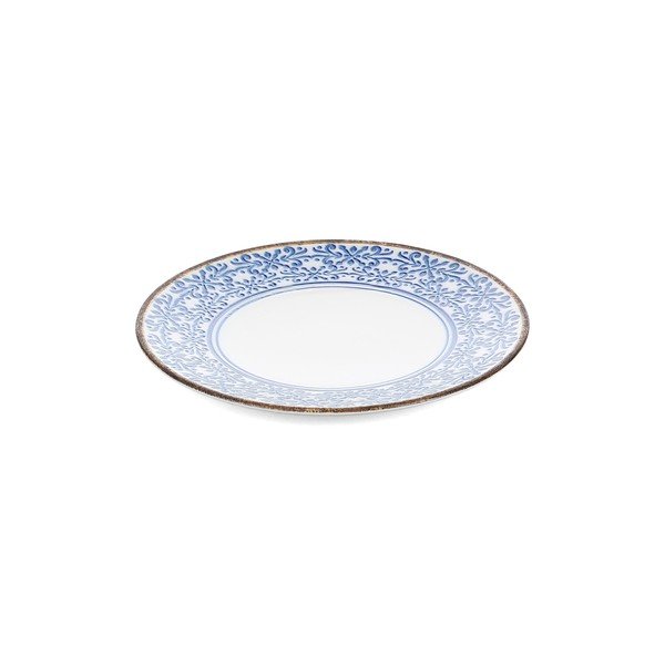 Valge/sinine portselanist magustoidutaldrik ø 21 cm Azul - BonBistro-image-2