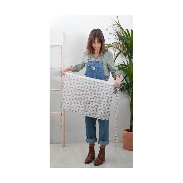 Hall ruuduline esiliinist esiliin Delantal Simple Squares - Really Nice Things-image-1