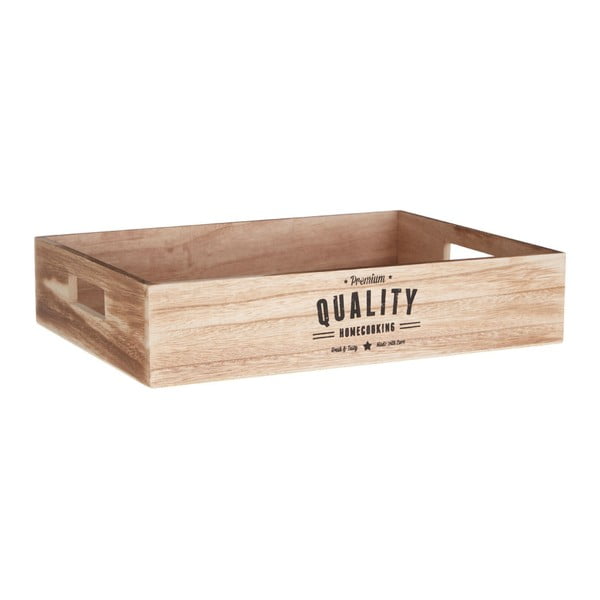 Puidust kandik käepidemetega Rustical, 28 x 38 cm Rustic Crate - Premier Housewares