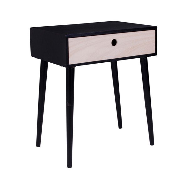 Must puidust küljelaud musta raamiga Parma - House Nordic-image-1