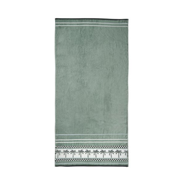 Roheline puuvillane rannarätik 90x180 cm Palm Trees - Catherine Lansfield