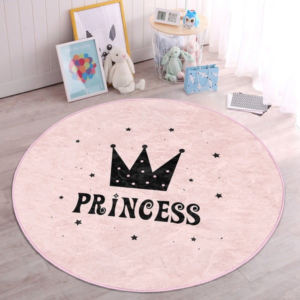 Roosa laste vaip ø 120 cm Comfort - Mila Home-image-1