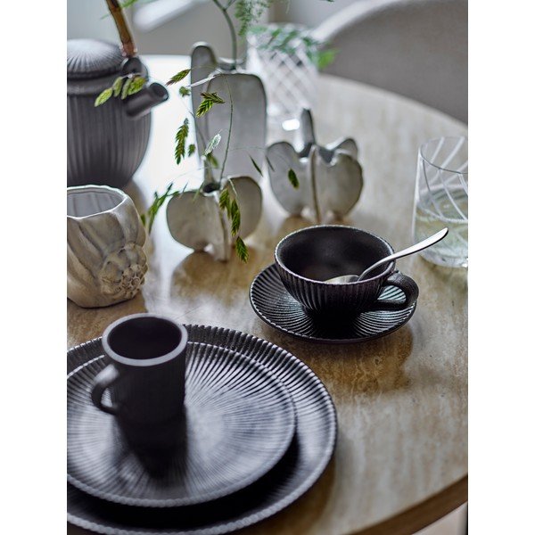 Must keraamiline cappuccino tass 200 ml Neri - Bloomingville-image-2