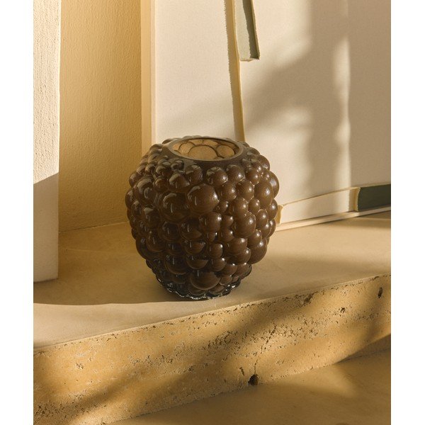 Pruun klaasist vaas (kõrgus 30 cm) Mure - Kave Home-image-2