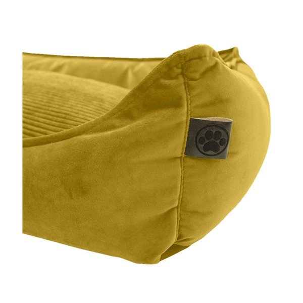 Kollane koeravoodi Cocoon, 90 x 70 cm - Ego Dekor-image-1
