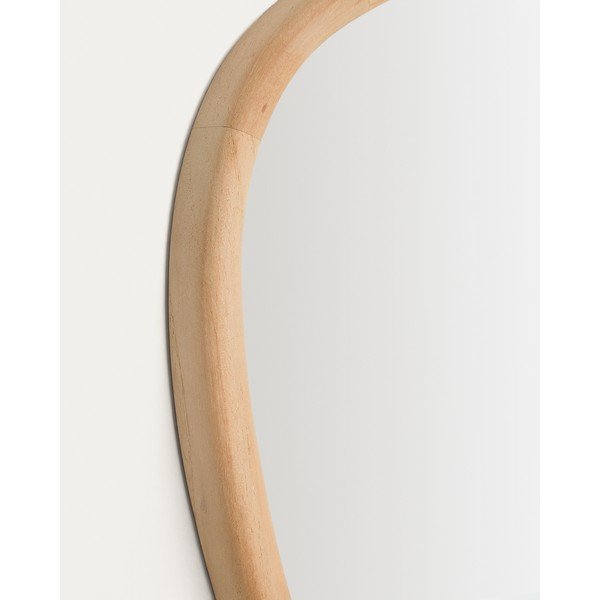 Puidust raamiga seinapeegel 45,5x47 cm Alura - Kave Home-image-4