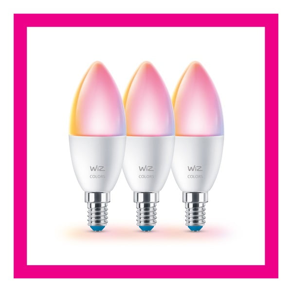 LED-nutipirnid 3tk komplektis E14, 5 W - WiZ-image-2
