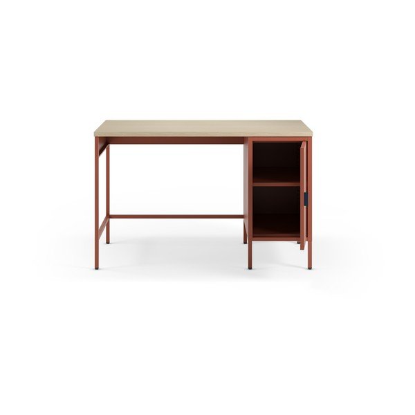 Töölaud tammepuust pealispinnaga 60x120 cm Sayla - Marckeric-image-1