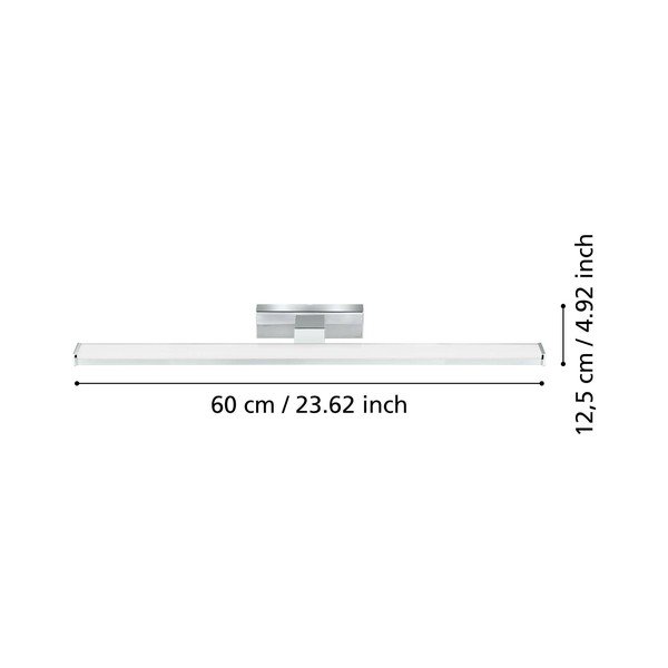 Hõbedane LED seinavalgusti PANDELLA 1 - EGLO-image-2