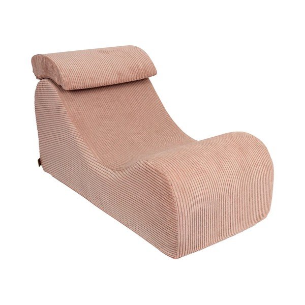 Lõhevärvi velvetist lastetool Wave - Meowbaby-image-2