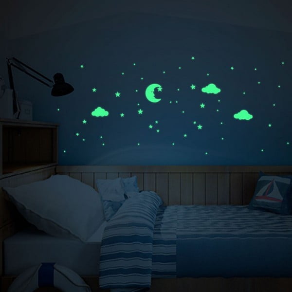 Kuu ja pilved seinakleebised - Ambiance-image-2