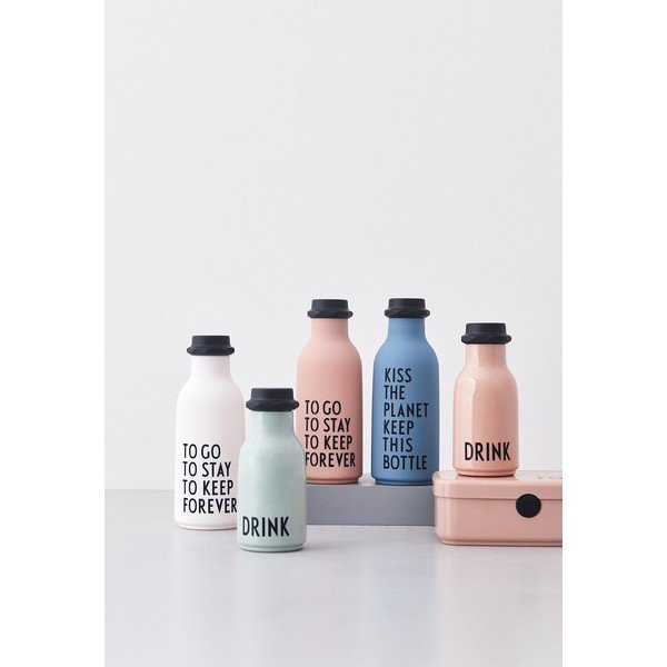 Roosa veepudel Forever, 500 ml To Go - Design Letters-image-1