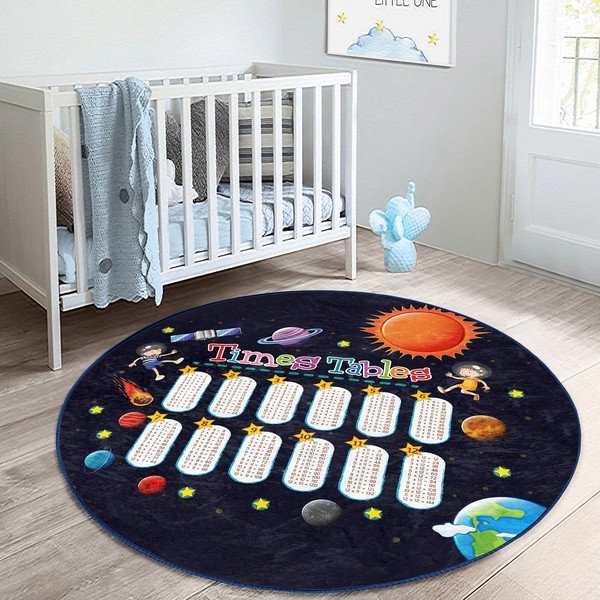 Must laste vaip ø 80 cm Comfort - Mila Home-image-4