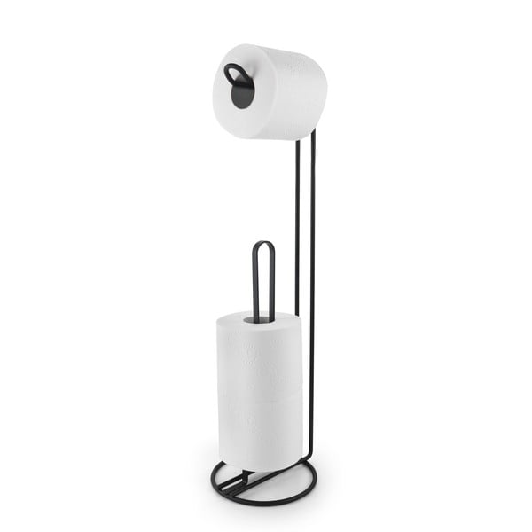 Must tualettpaberi hoidja koos hoidjaga Origin - Metaltex-image-2