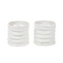 Portselanist küünlajalad 2 tk komplektis Ribbon - Mette Ditmer Denmark