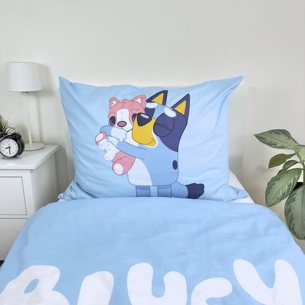 Puuvillane laste voodipesu üheinimesevoodile 140x200 cm Bluey - Jerry Fabrics-image-4