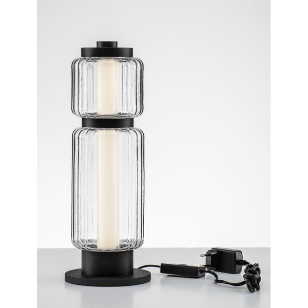 Matt must klaasist LED-laualamp (kõrgus 39 cm) Liesa - Nova Luce-image-3
