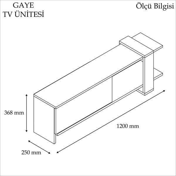 Bílý TV stolek Gaye-image-3