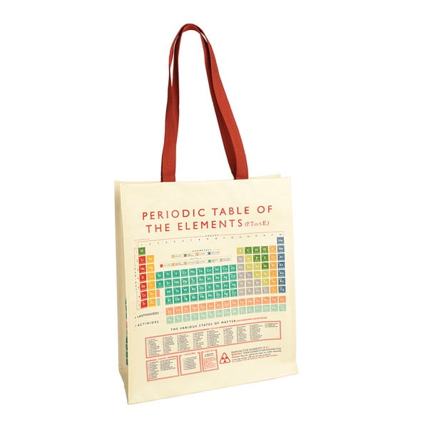 Ringlussevõetud paberist kaubakott Periodic Table - Rex London-image-2