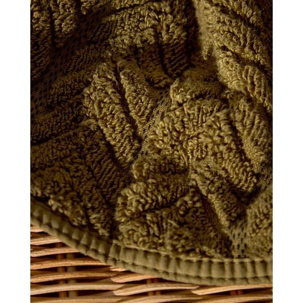 Roheline puuvillane froteerätik 30x50 cm Rune - Kave Home-image-3