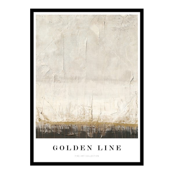 Plakat raamis 52x72 cm Golden Line - Malerifabrikken