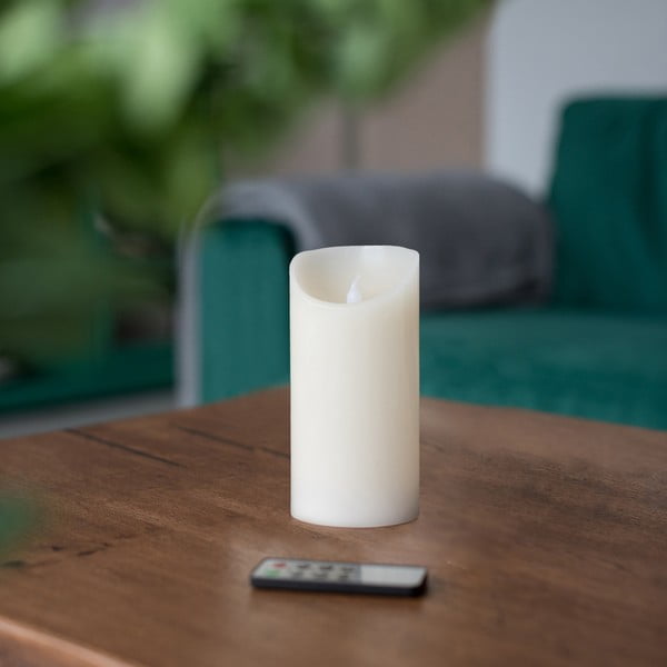 LED-küünal puldiga , kõrgus 15 cm Wax - DecoKing-image-1