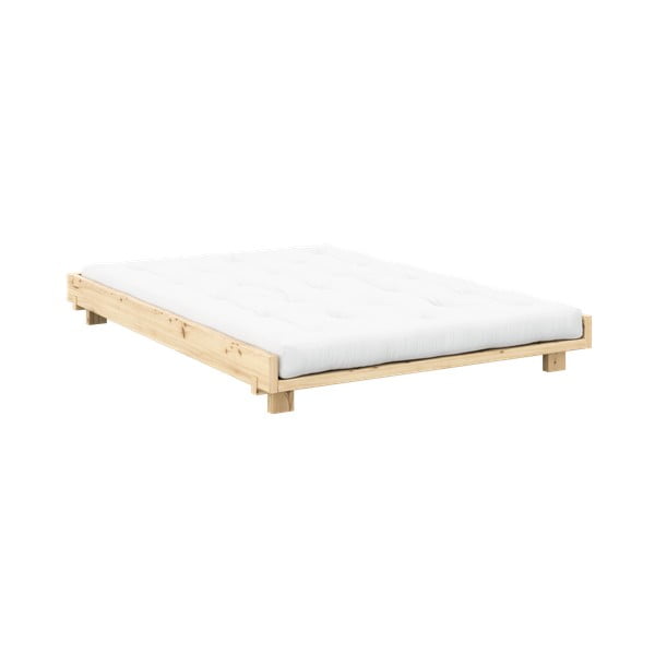 Männipuidust kaheinimesevoodi koos voodipõhjaga 180x200 cm Social Bed - Karup Design