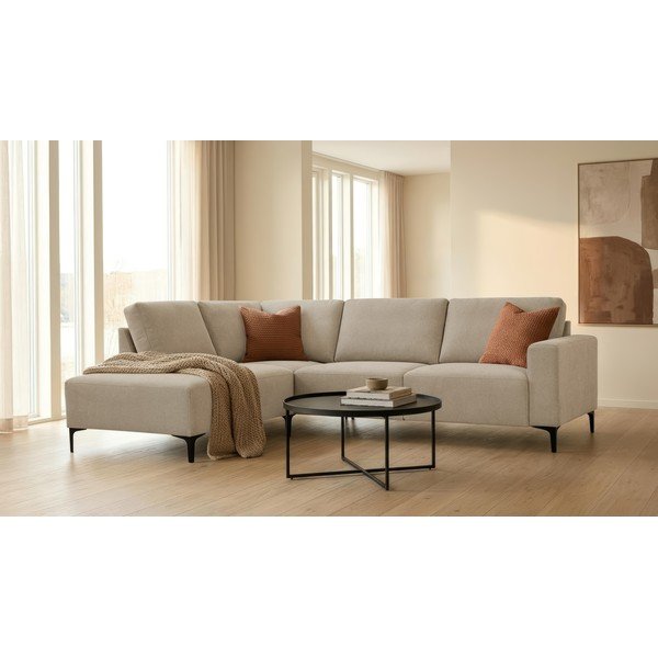 Helepruun šenillist nurgadiivan (vasak nurk/L-kujuline) Fabian - Scandic-image-1